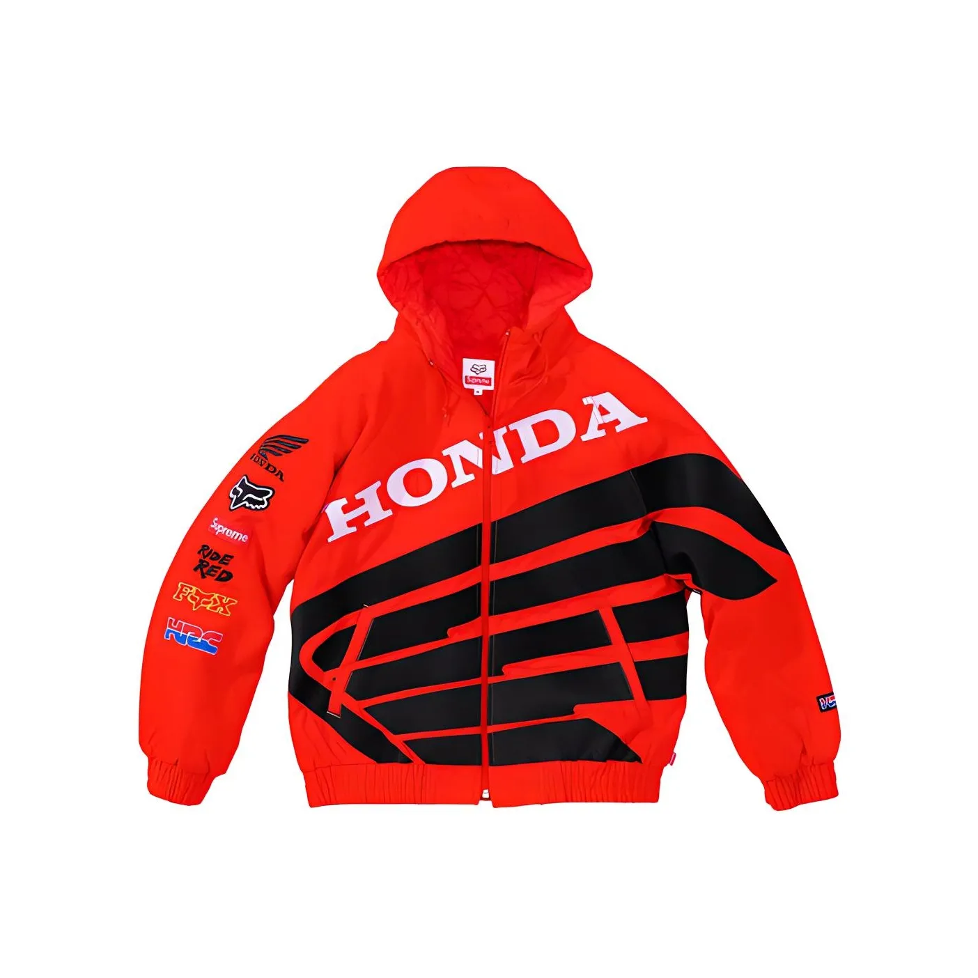 Supreme Honda Fox Racing Puffy Zip Up Jacket
