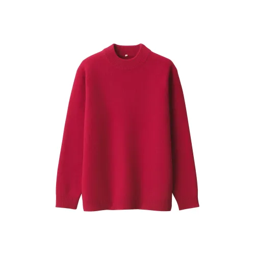 Muji LABO Series Красный Мужские Свитеры