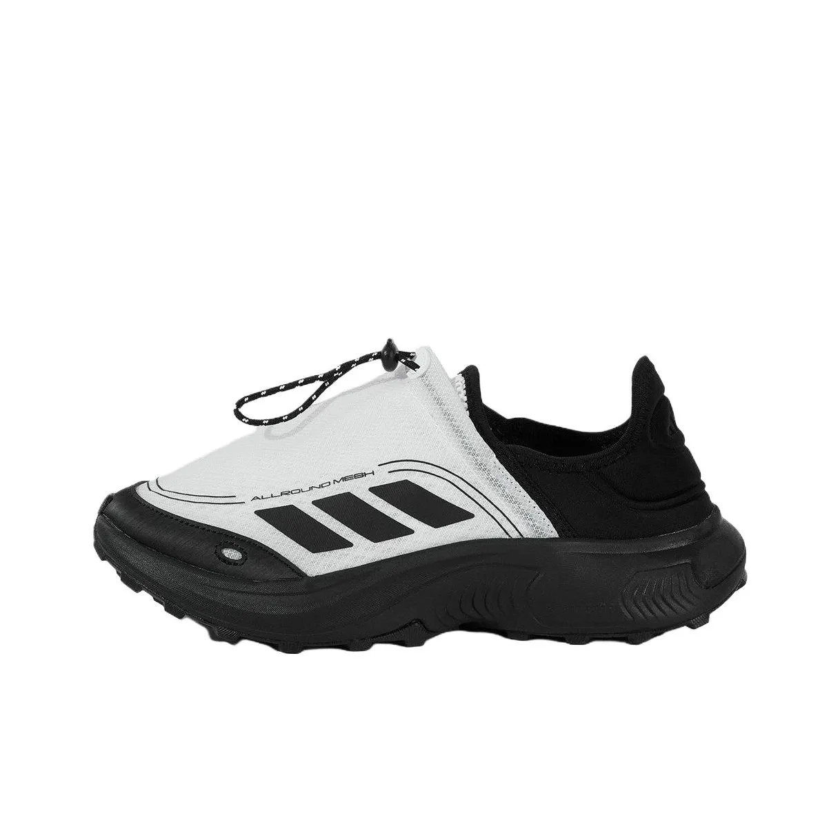 Adidas FC WALKER Anti Slip Wear Resistant Low Top Casual Shoes Unisex Black White