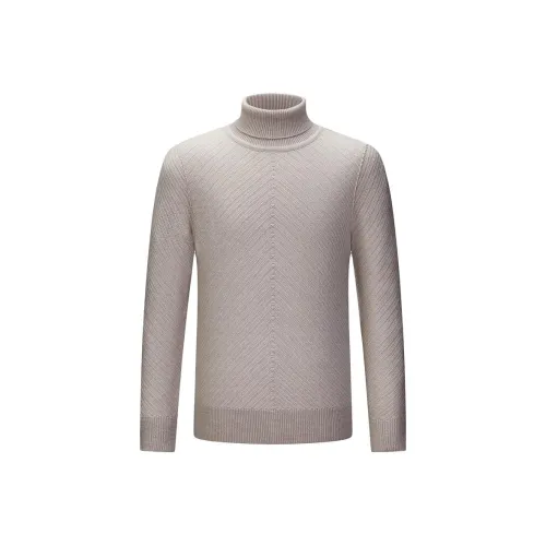 LARDINI Светлый хаки Мужские Свитеры
