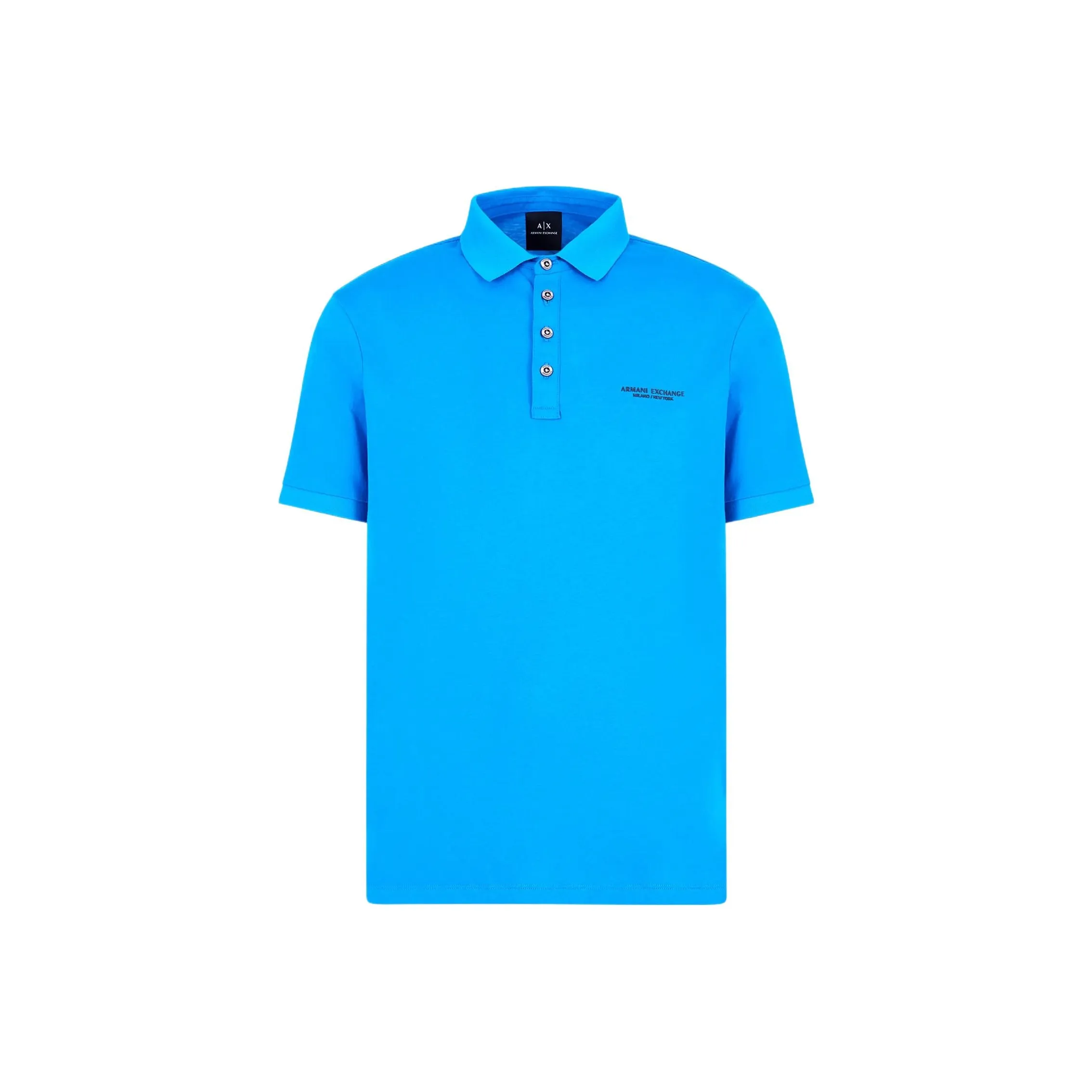 ARMANI EXCHANGEAE SS24 Поло Мужское Синее