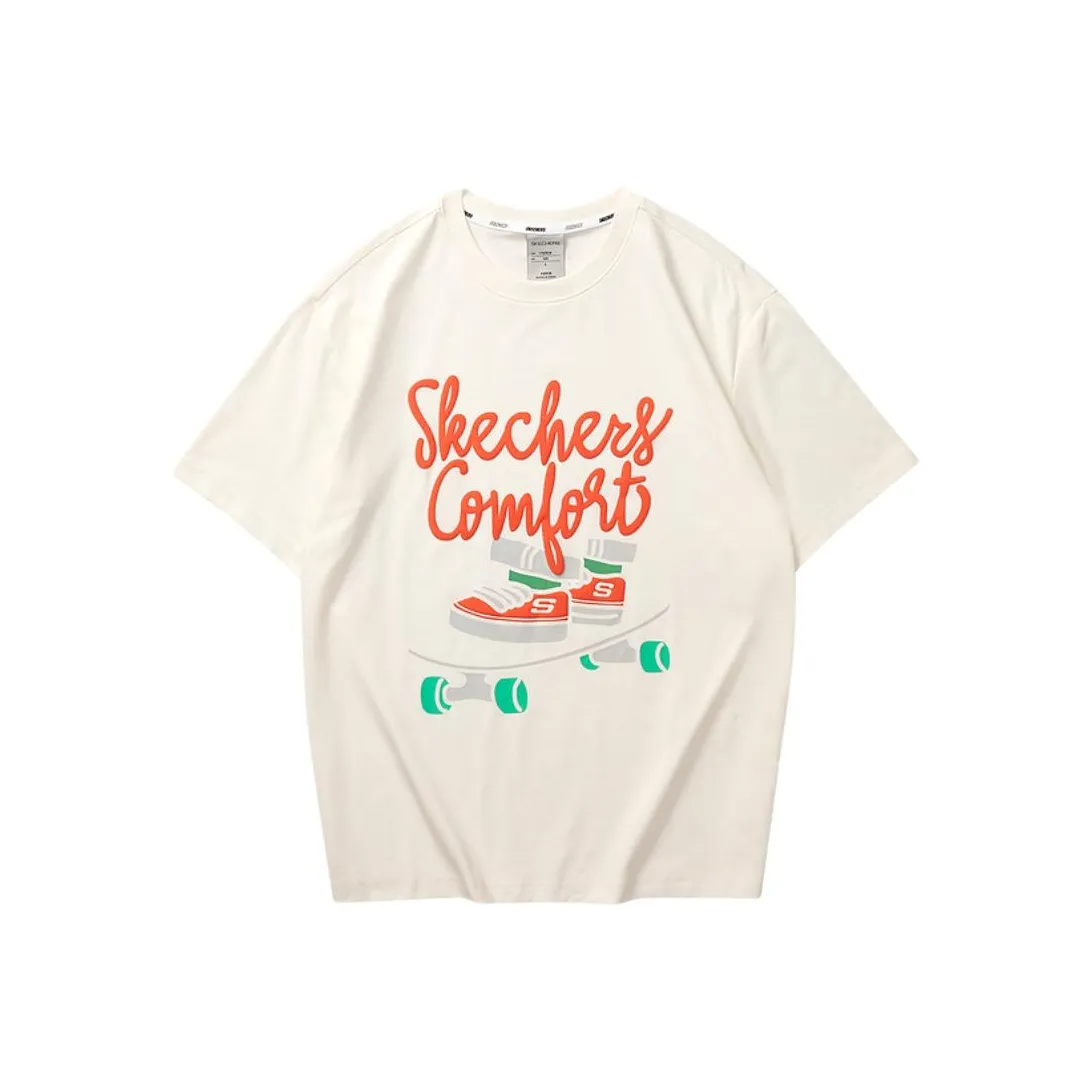 Skechers Funny Monster T-Shirt Мужская Air White