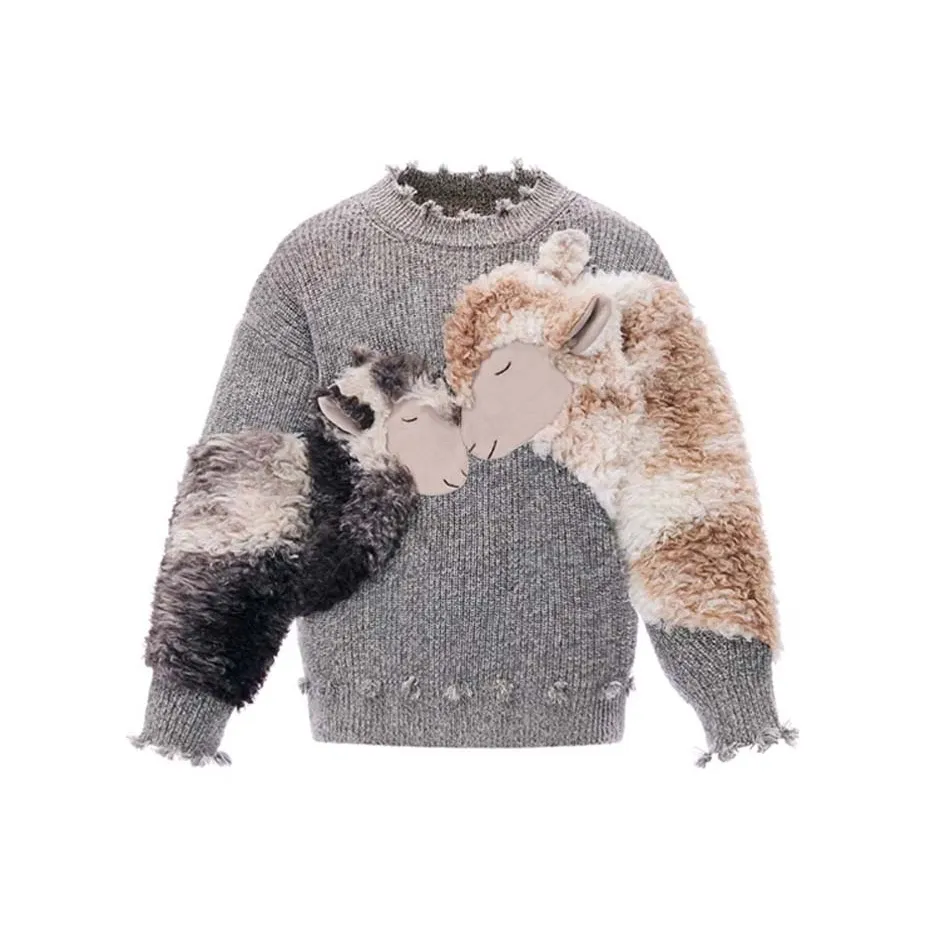 VALLEYOUTH Свитер Мужской Овсяный Серый