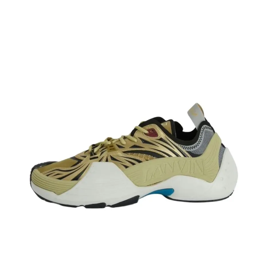 Lanvin Низкий топ Повседневная обувь Мужская Желтая