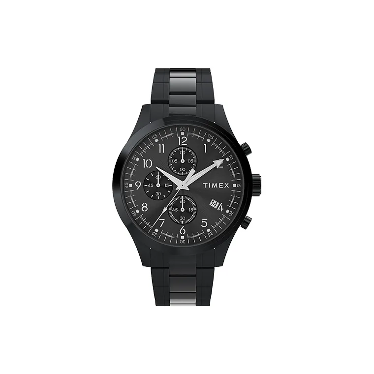 TIMEX MainStreet Collection Мужские часы Кварцевый механизм Черный циферблат