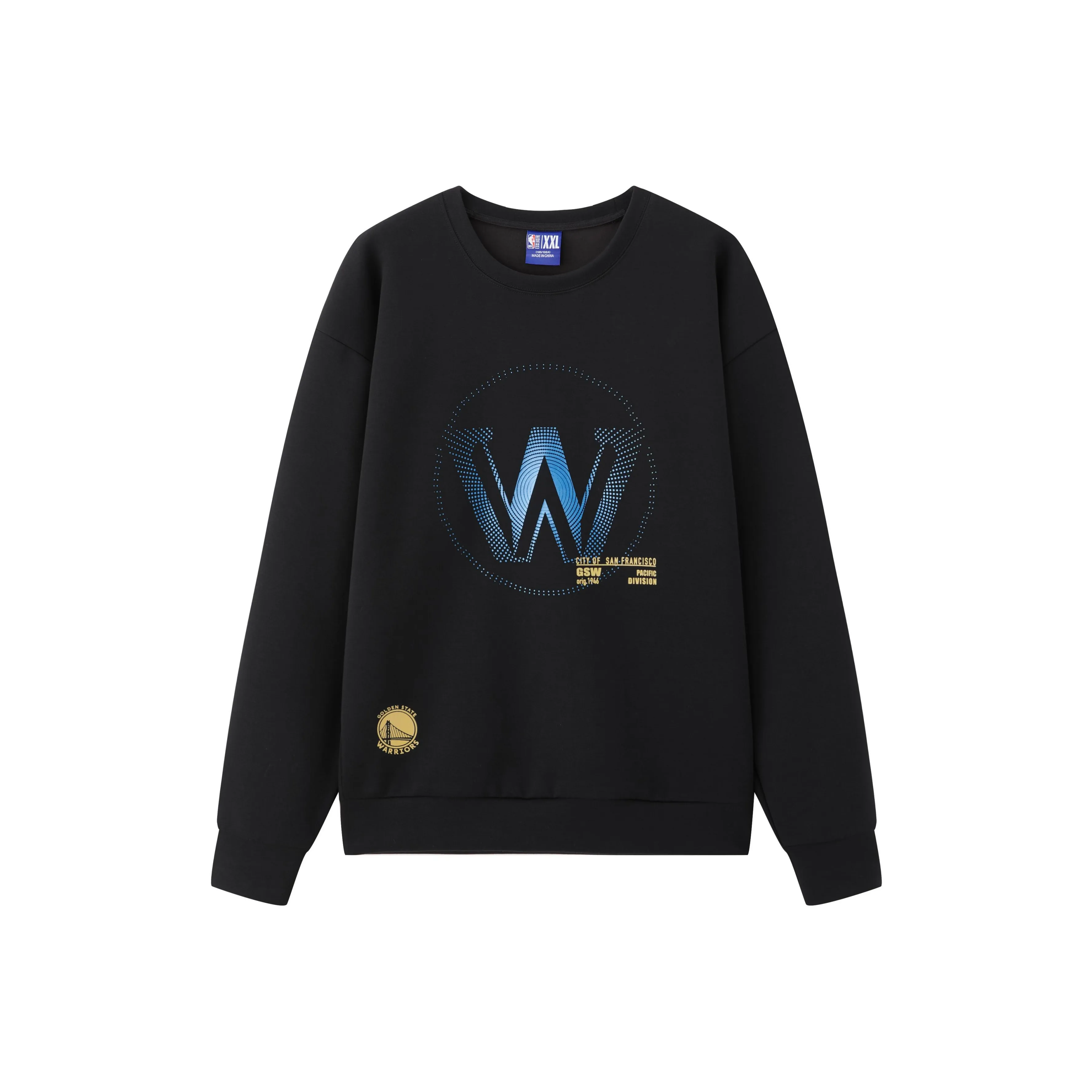 NBA Golden State Warriors Толстовка Унисекс Черный