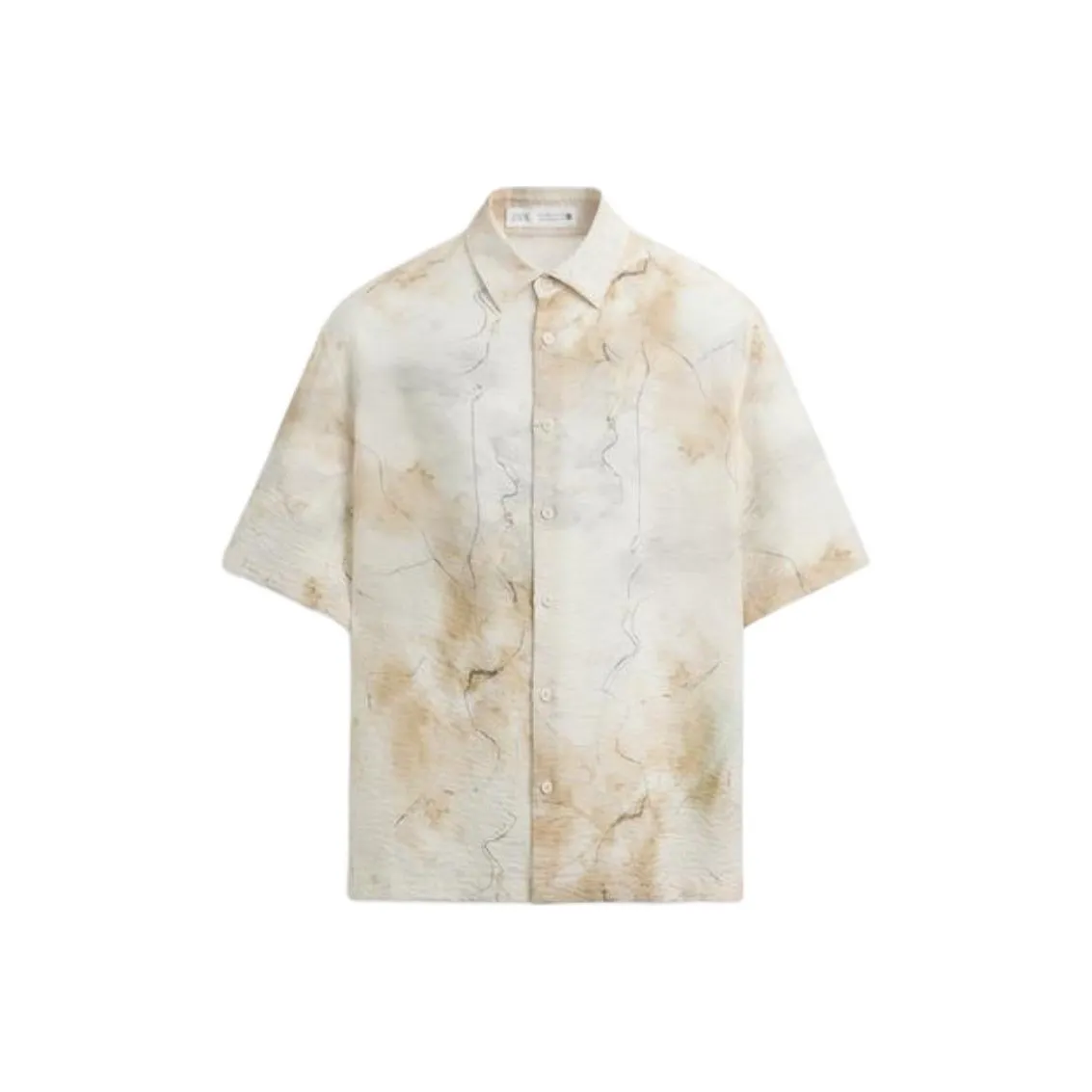 ZARA Бежевые Мужские Рубашки