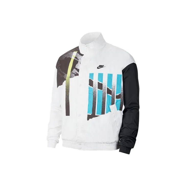Nike Jackets Men's White Light Blue