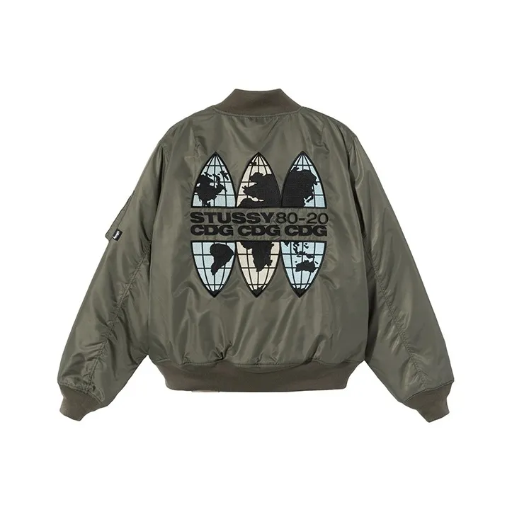Stussy X Comme Des Garçons MA 1 Jacket