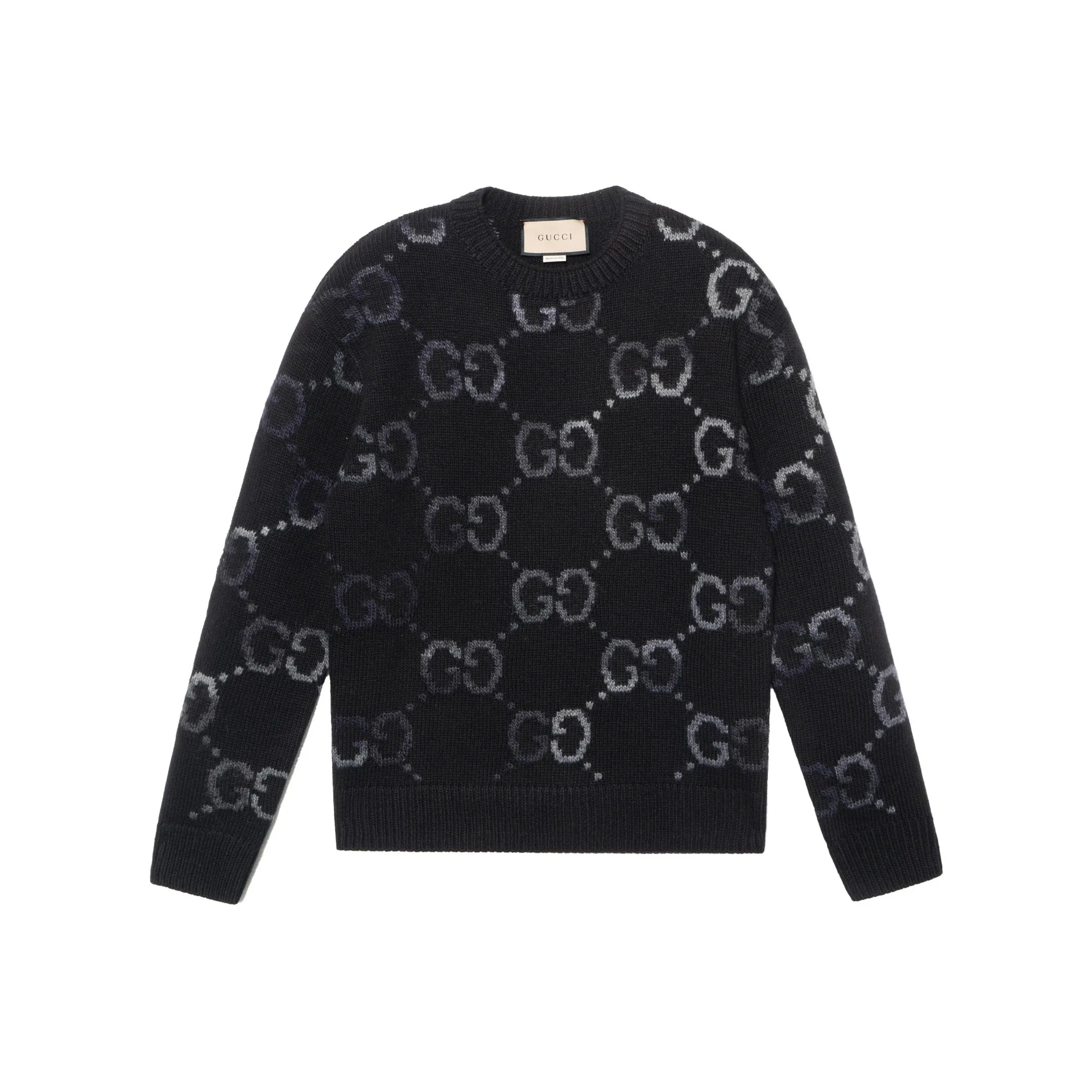 GUCCI Gg Jacquard Crewneck Jumper