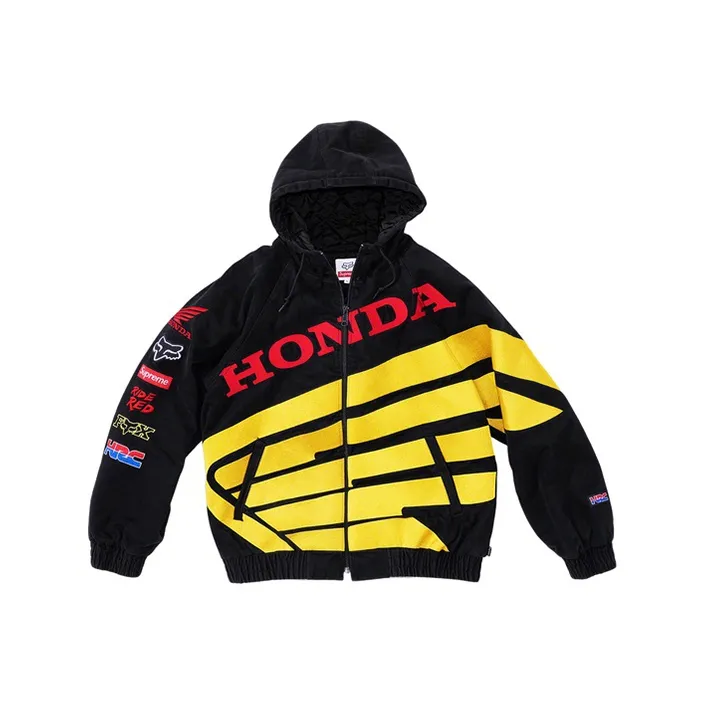 Supreme Honda Fox Racing Puffy Zip Up Jacket