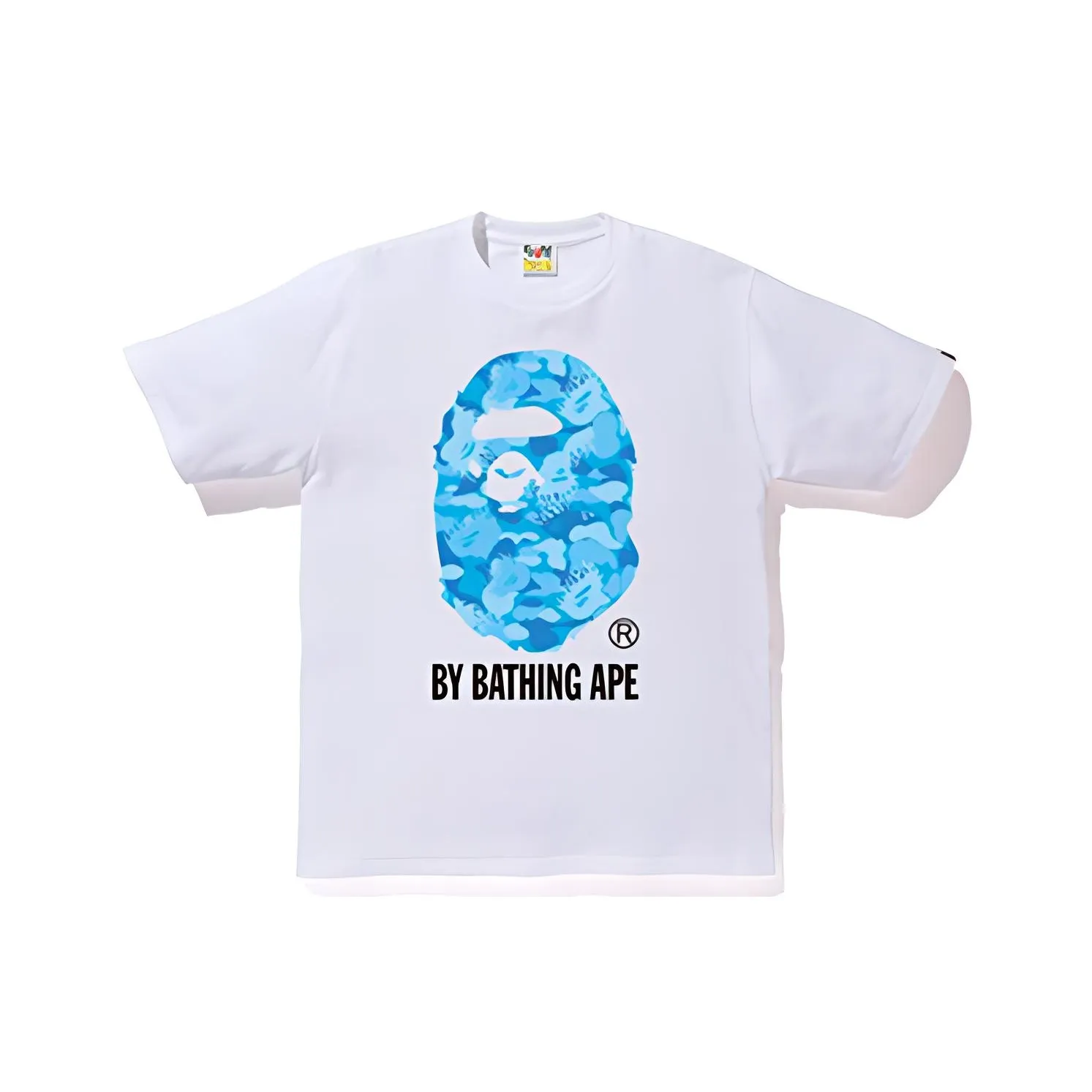 A BATHING APE Head Series T Shirt Unisex White