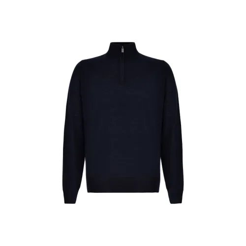 Canali Темно-синий Мужские Свитеры