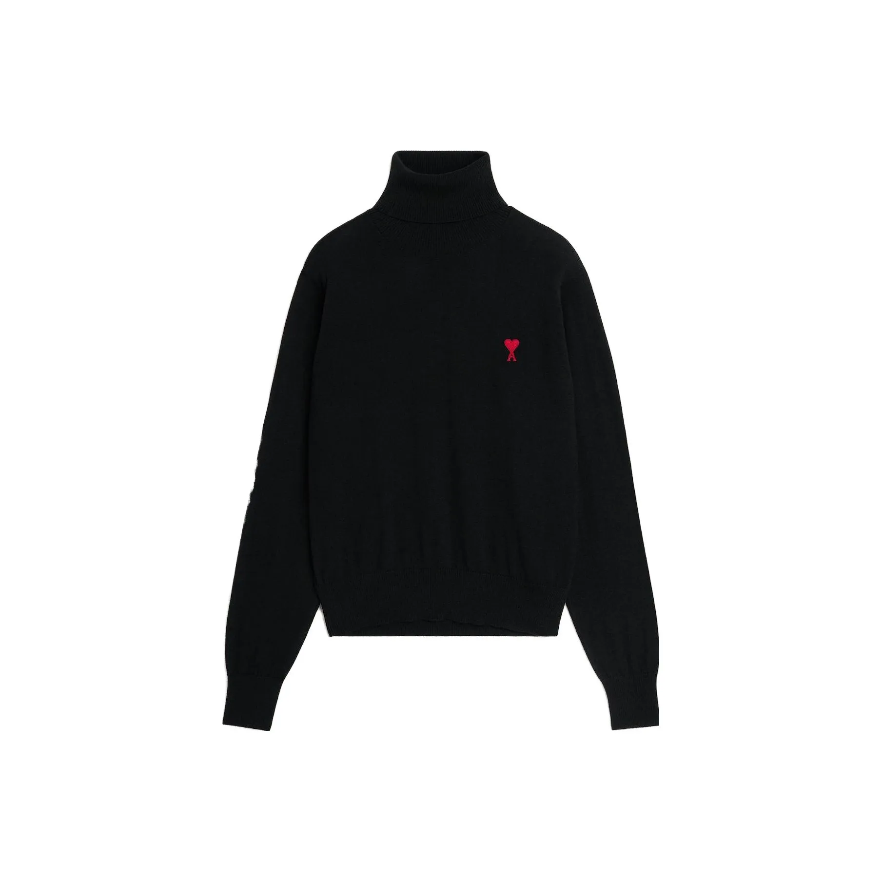 AMIPARIS Ami De Coeur Embroidery Turtleneck Sweater