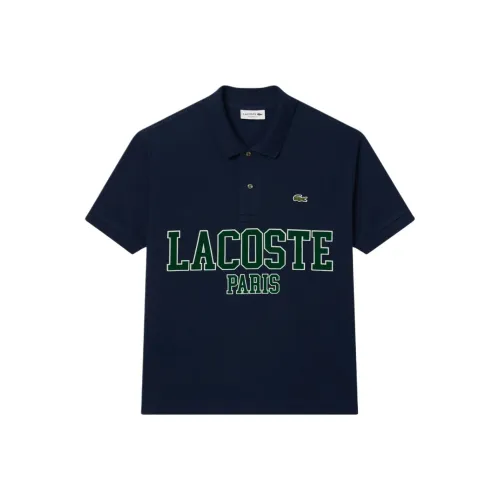 LACOSTE Мужское Поло Морского Синего Цвета