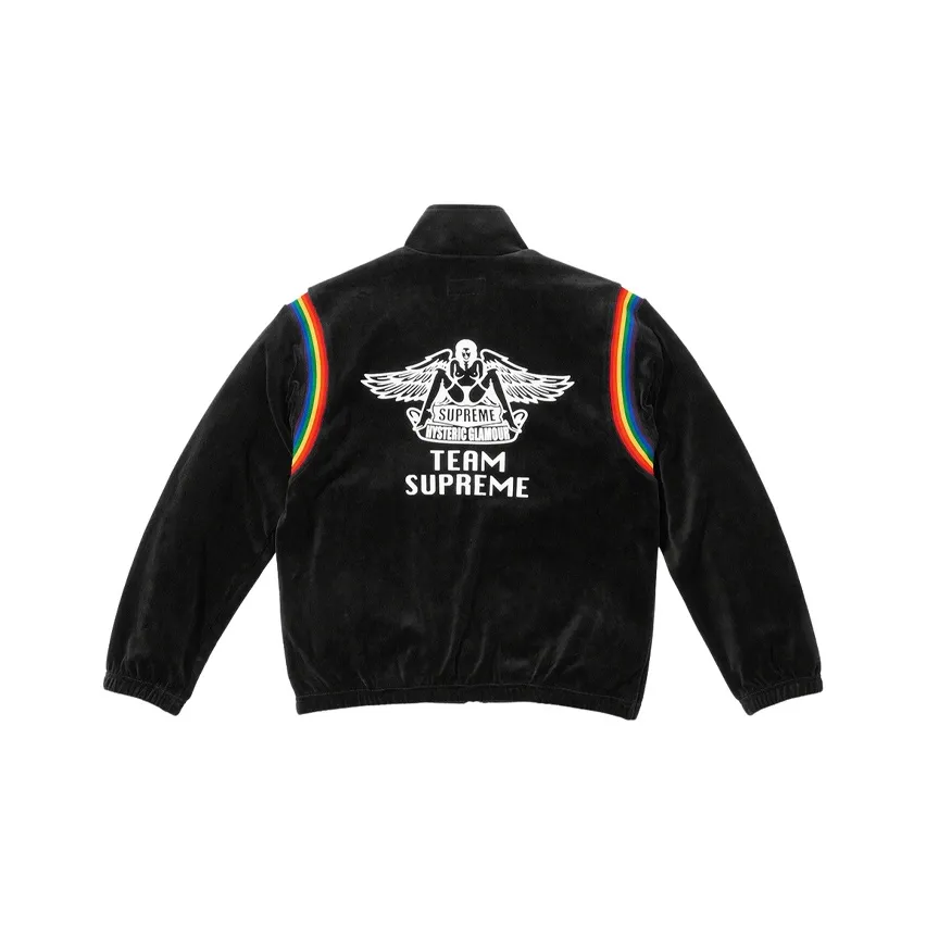 Supreme X Hysteric Glamour Velour Track Jacket