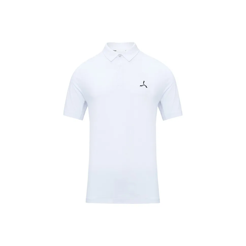 LI NING 1990 GOLF серия Поло Мужское Стандартное Белое