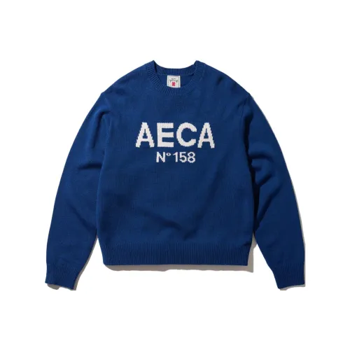 AECA WHITE Синий Мужские Свитеры