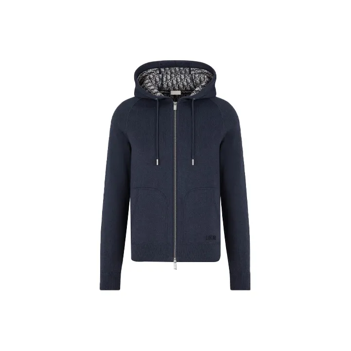 DIOR Quarterly New Products Jackets Men's Marine Blue