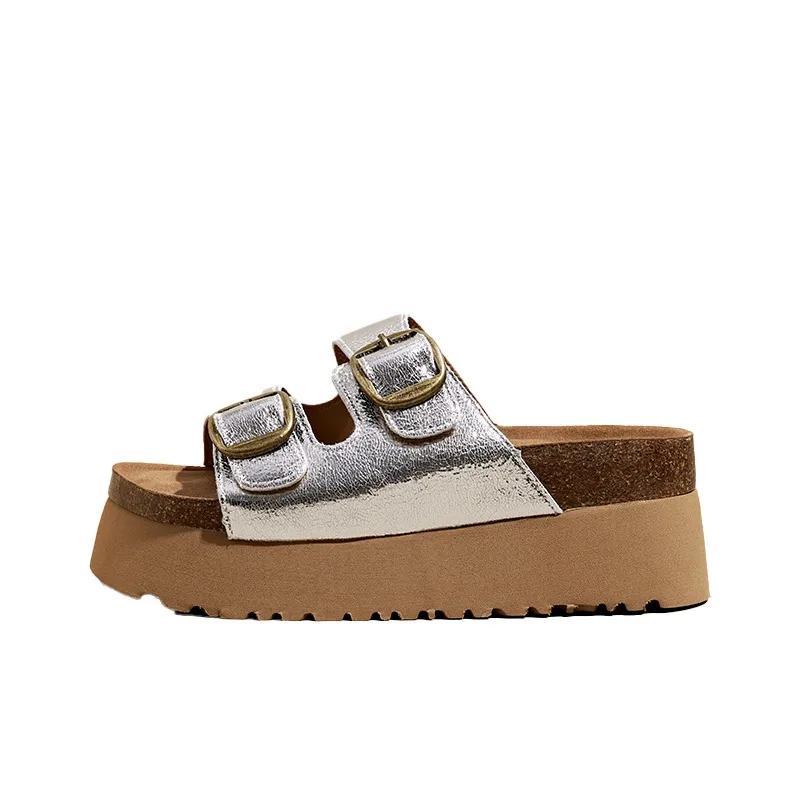 Слипоны A Poinsettia Princess Женские Silver