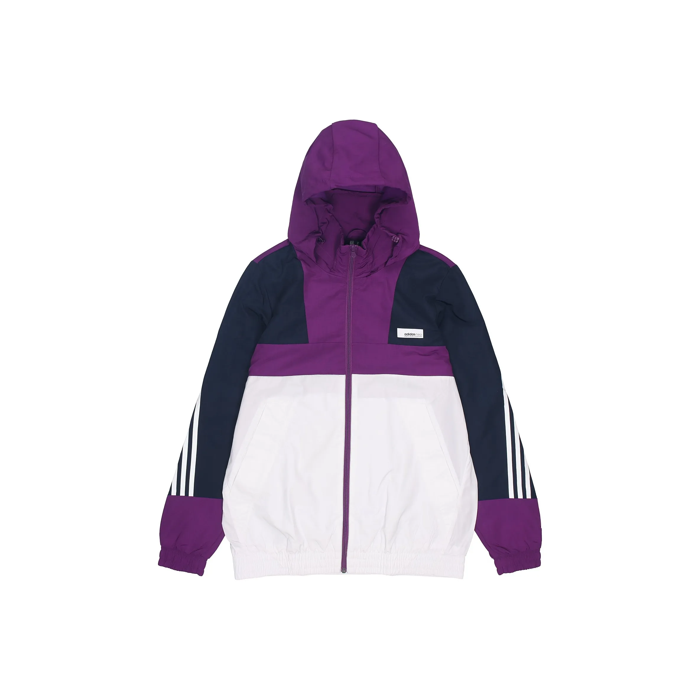 ADIDAS NEO Белый Фиолетовый Мужские Куртки