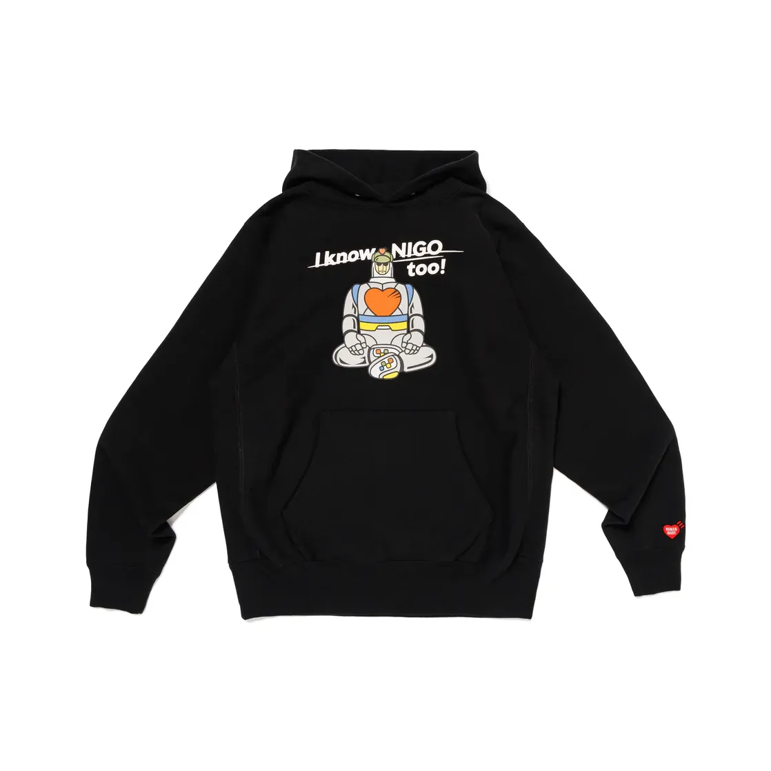 HUMAN MADE I KNOW NIGO TOO Collaboration Sweatshirts Unisex