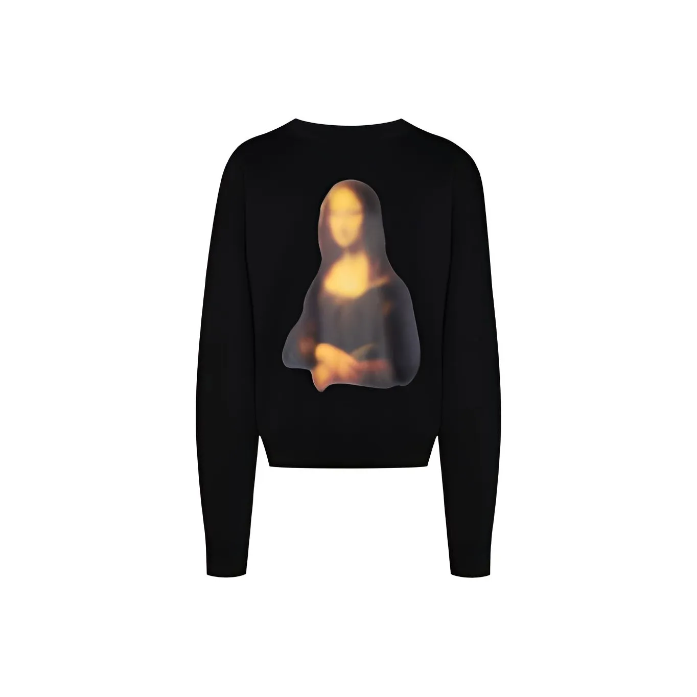 Off Белый Mona Lisa series Черный мужской Свитшоты