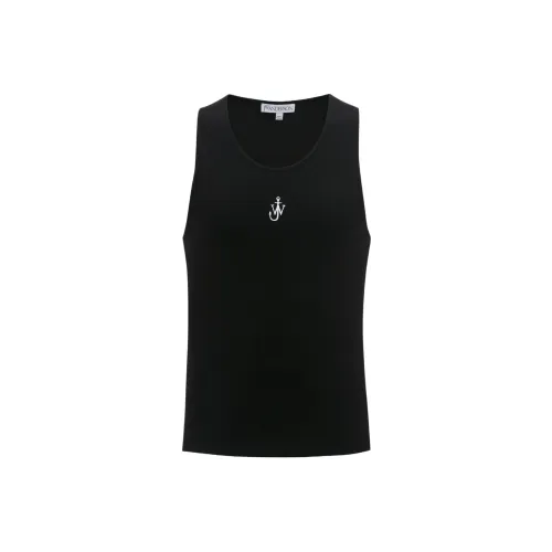 JW Anderson Черные Мужские Майки