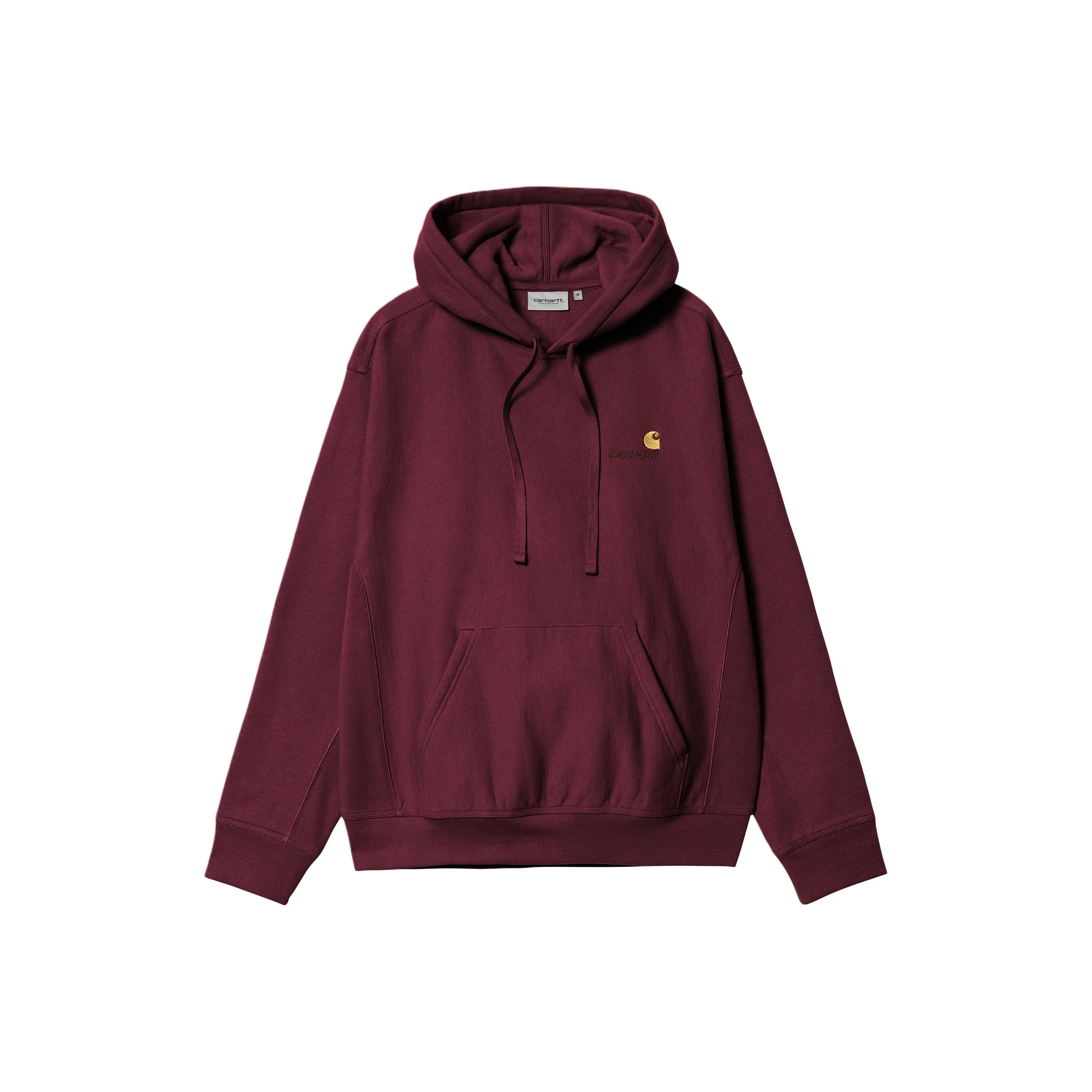 Carhartt WIP American Script FW24 Худи Свитшот Унисекс Бордовый