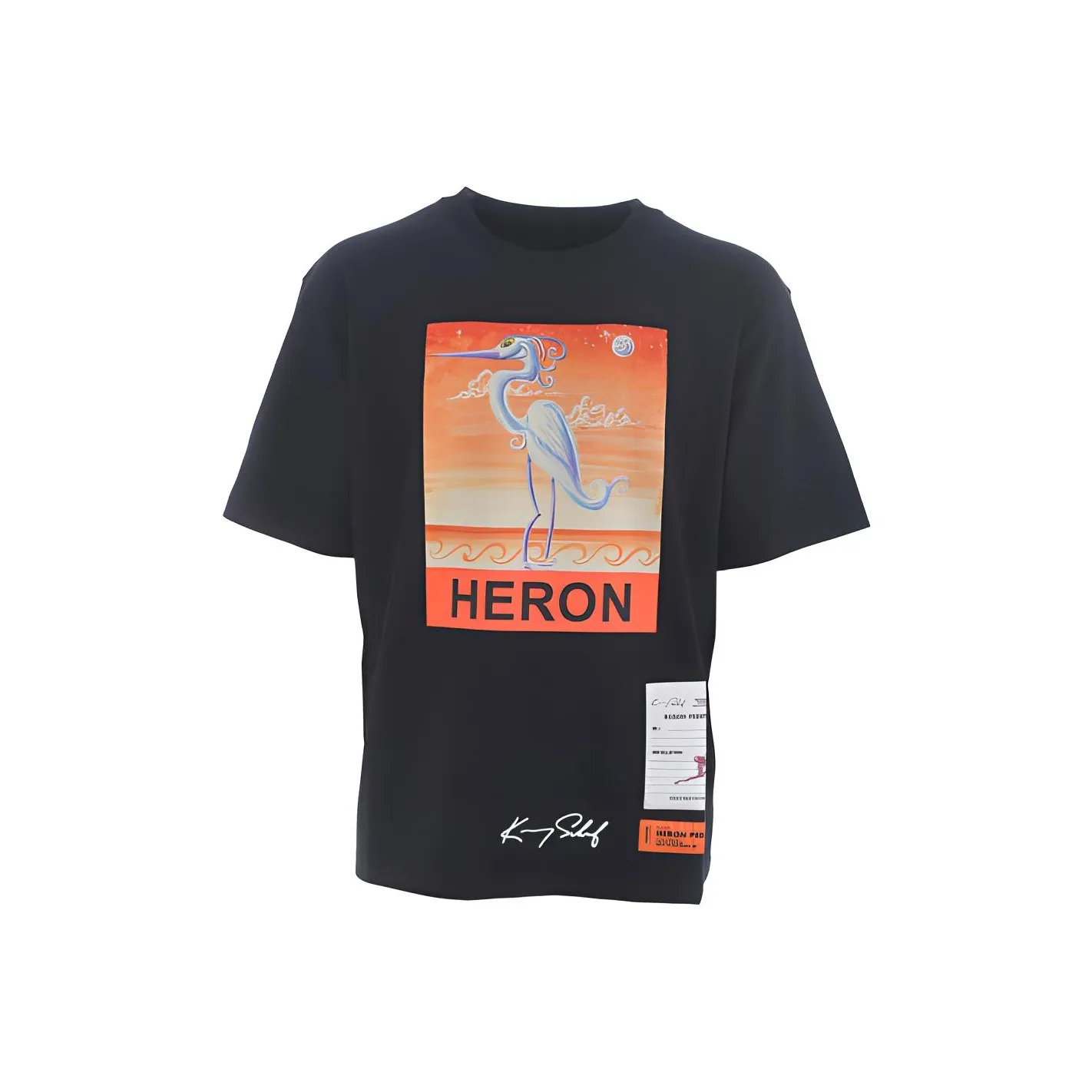HERON PRESTON Мужские черные рубашки T