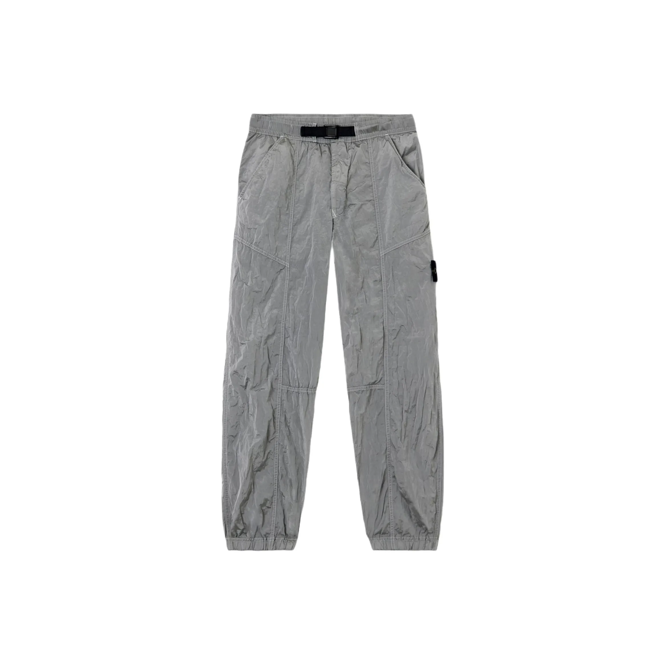 STONE ISLAND SS25 Вязаные тренировочные штаны мужские жемчужно-серый