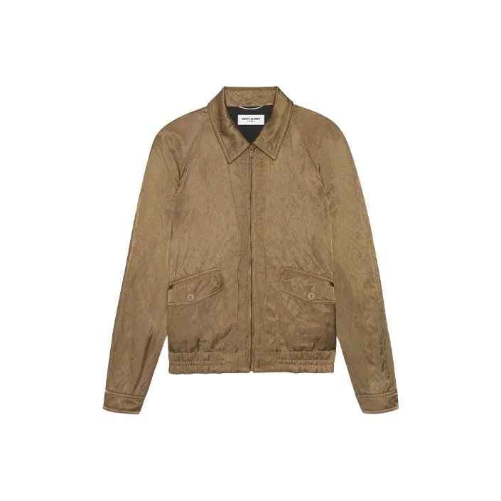 SAINT LAURENT Long sleeve Satin Jacket