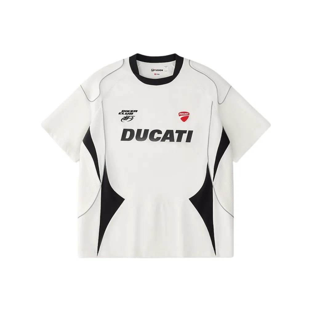 FILA x Дукати FILA FUSION X T-рубашка Мужская Облачный Белый