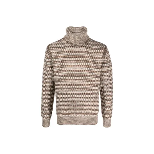 Loro Piana Бежевый Мужские Свитеры