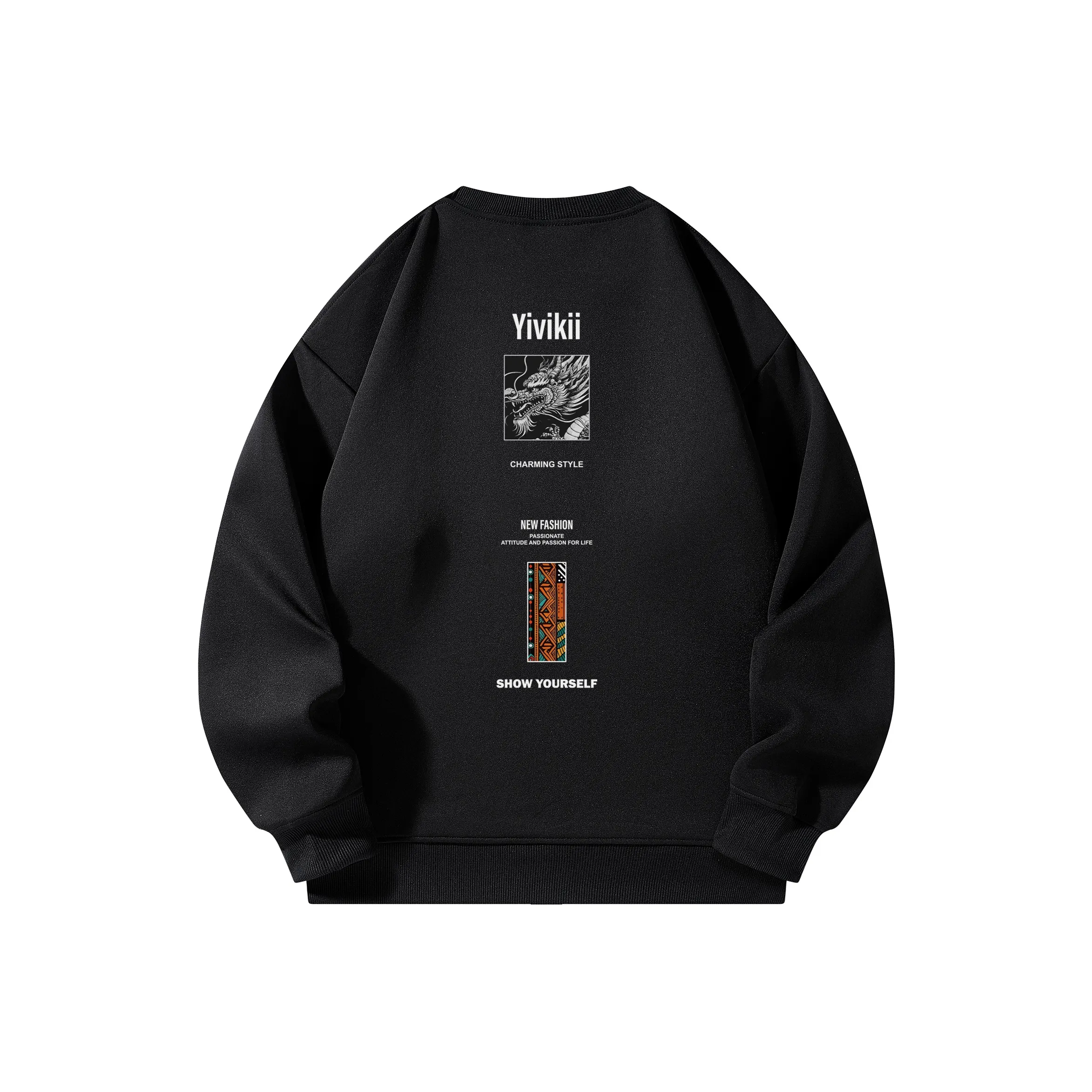 YIVIKII Мужские Свитшоты