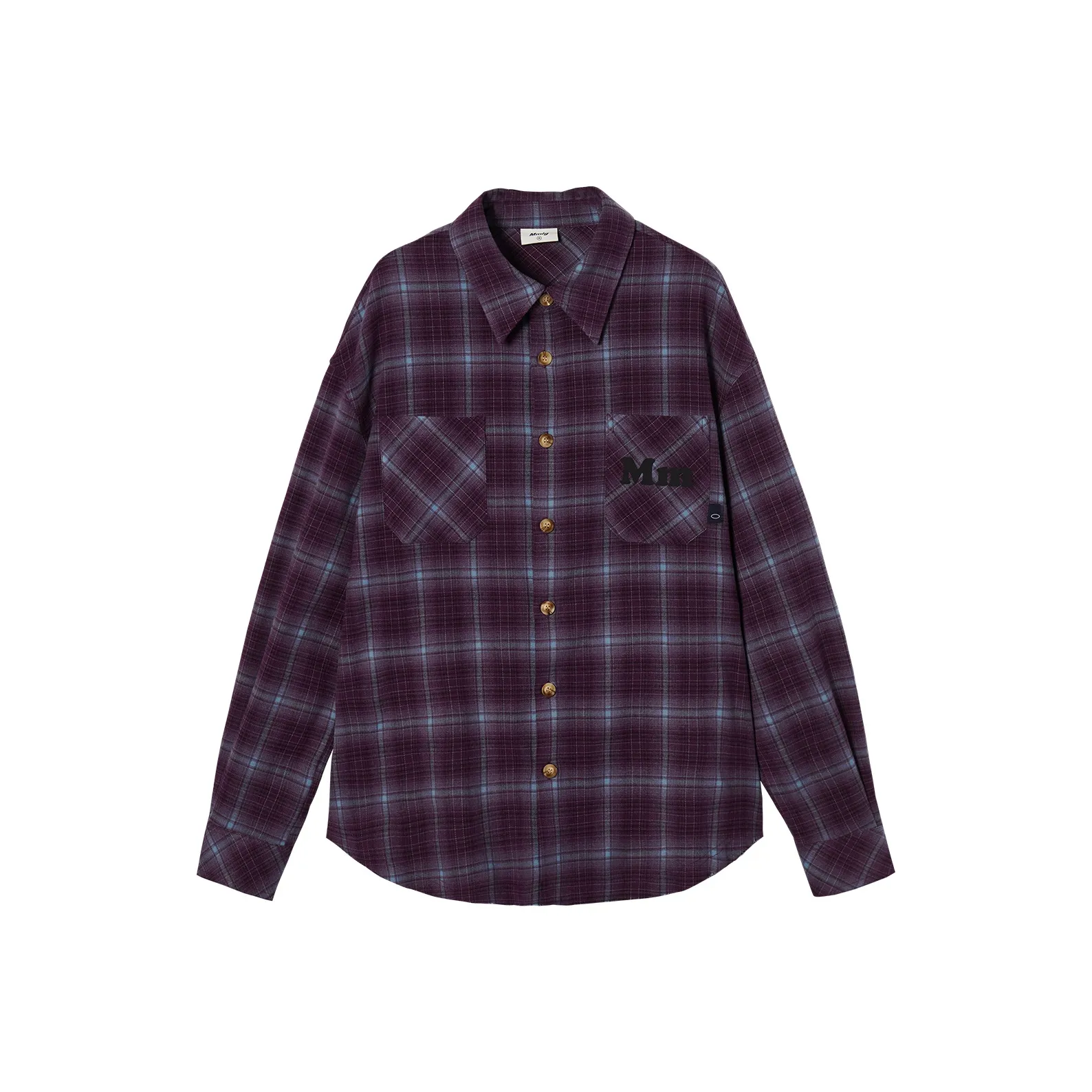 MMLG Темно-фиолетовые унисекс рубашки