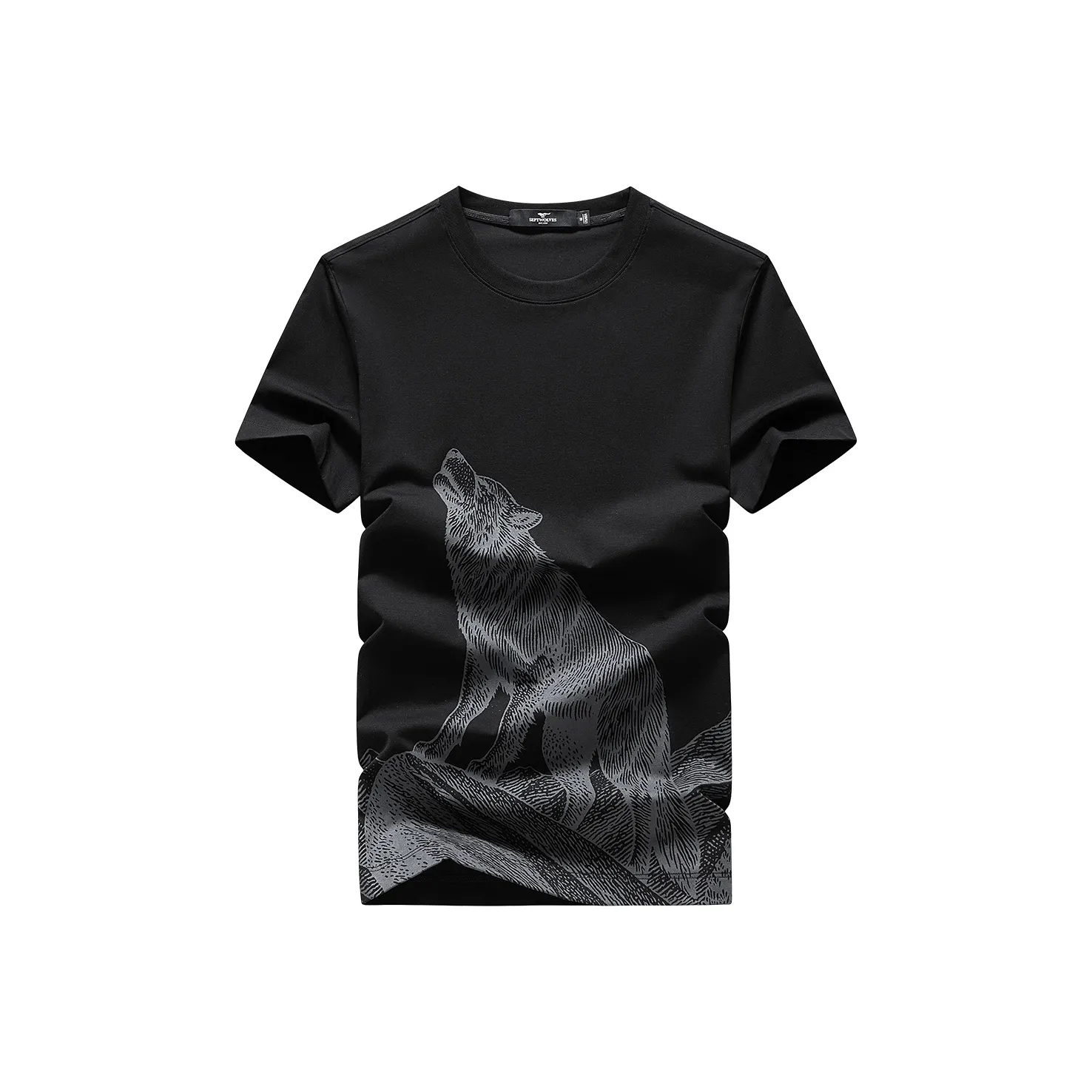 SEPTWOLVES T-Shirt Унисекс Черный