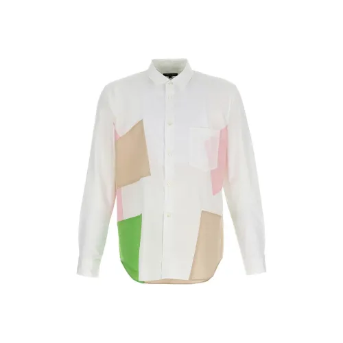 COMME Des GARCONS HOMME PLUS Белый Мужские Рубашки