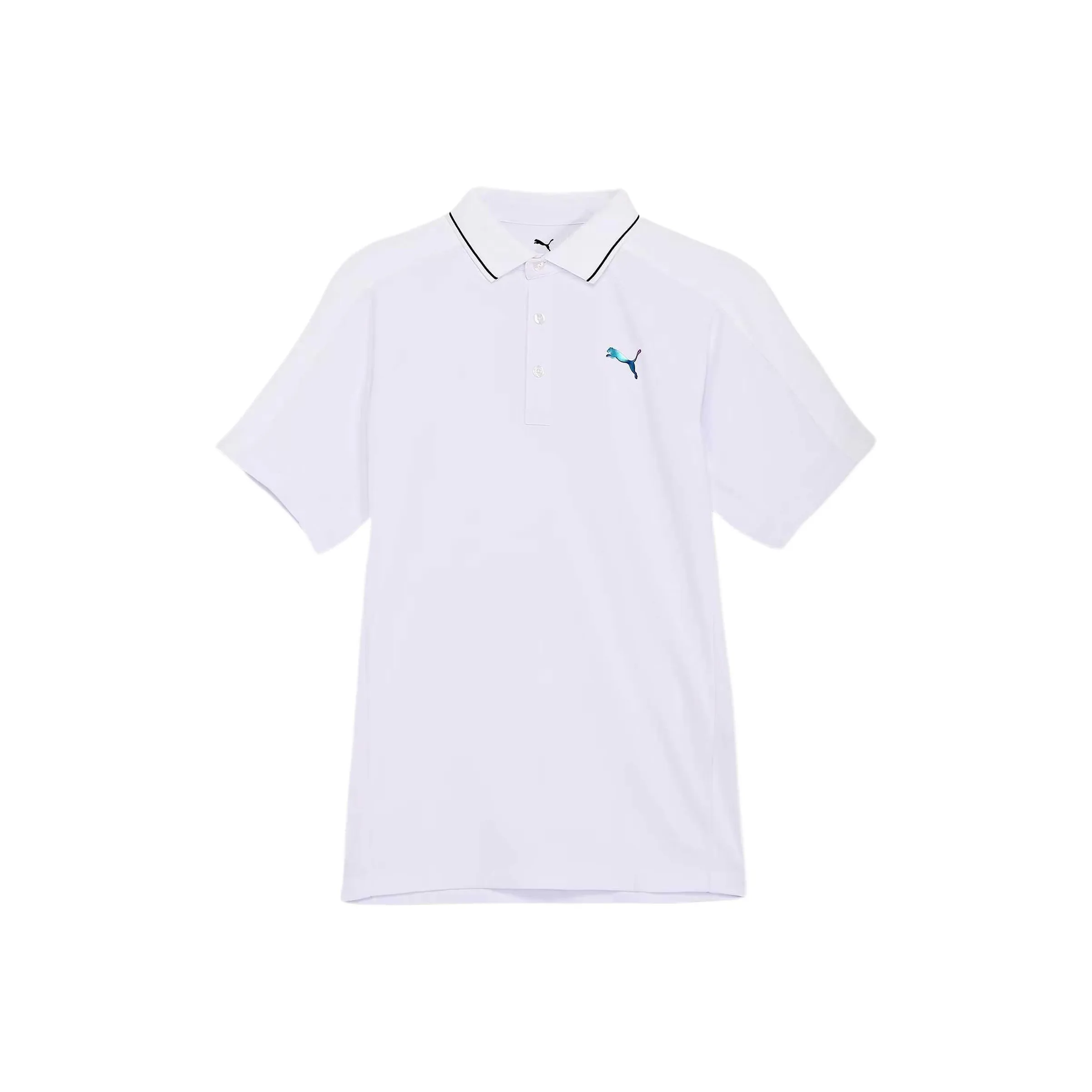 PUMA PF Golf Tech Line Polo Shirt Men's White