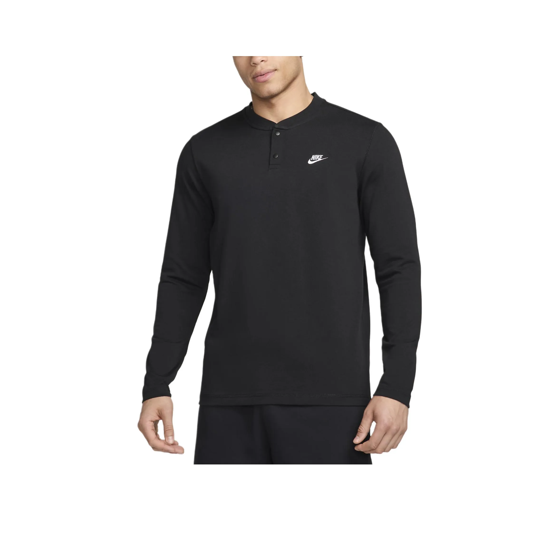 Nike Club T-Shirts Men Black/Black/White