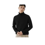 블랙 기모 터틀넥
