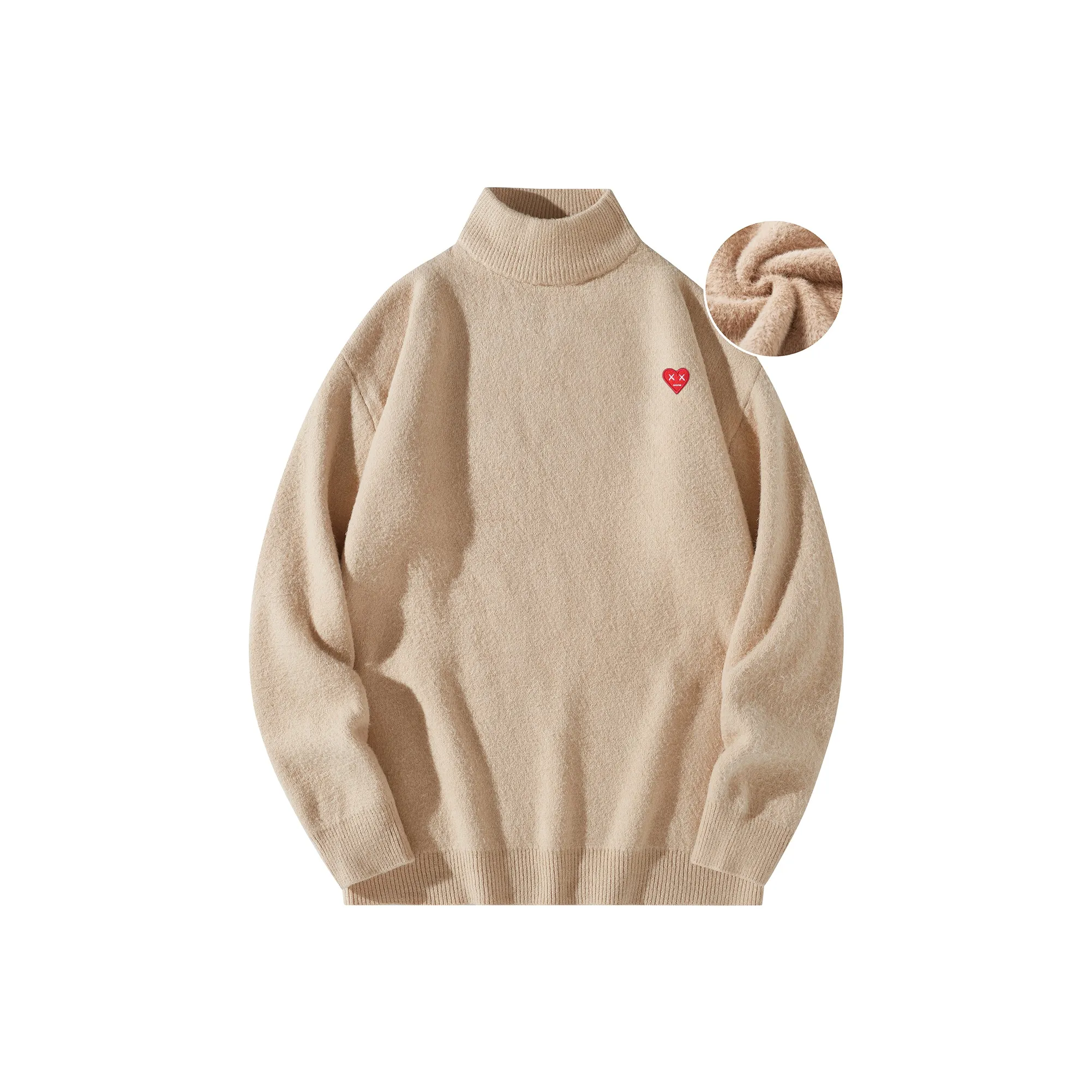 Emoji Half Turtleneck Knitwear Unisex