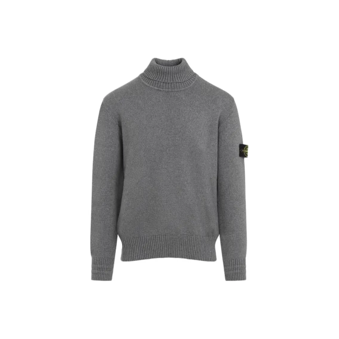 STONE ISLAND Logo Patch Roll Neck Jumper