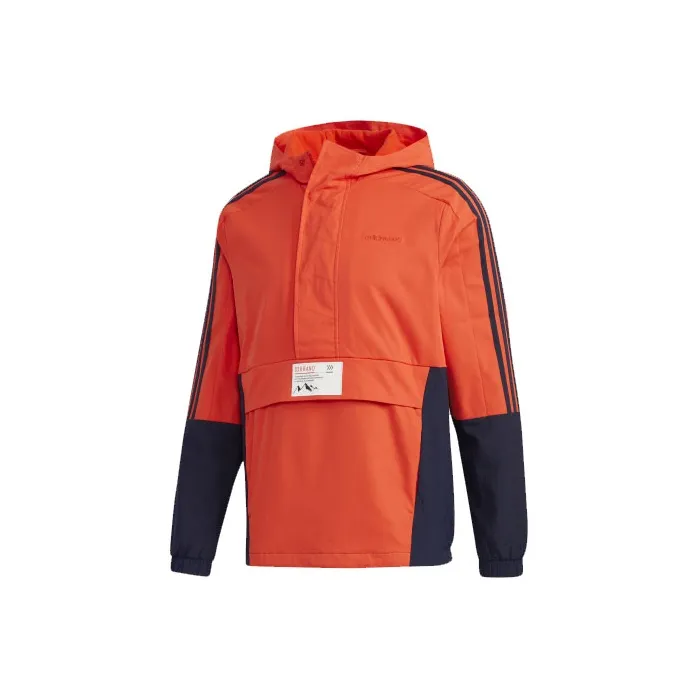 Adidas Neo Темно-оранжевый желтый мужской куртки