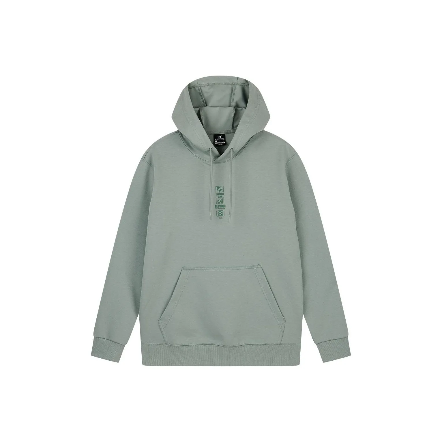 361° ZONGXUNXILIE Толстовка Мужской Желтый Каменно-зеленый