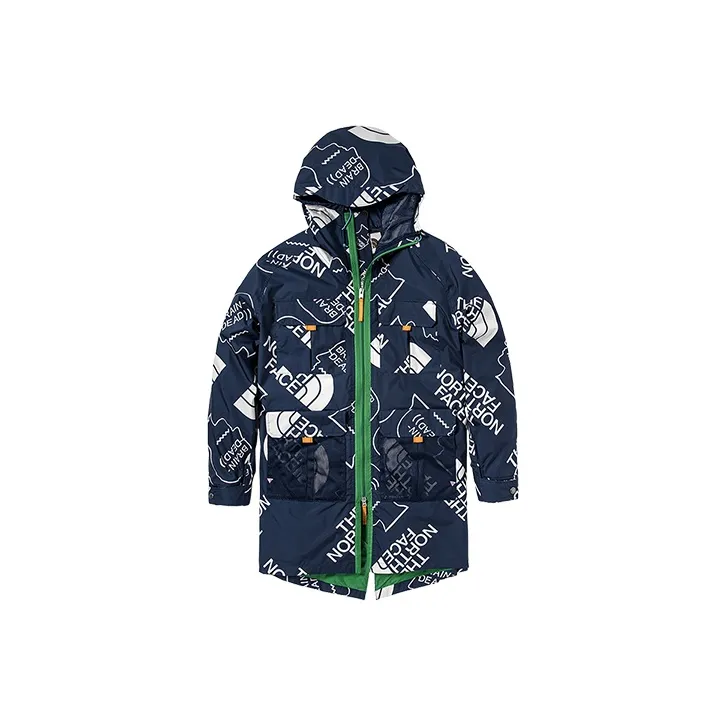 Missoni zigzag-print shirt X Brain Dead 76 Oversized Mountain Parka