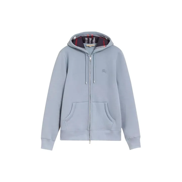 Burberry Clarendon Zip Up Check Hoodie
