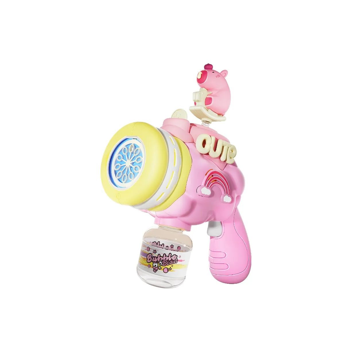 Bergers Electric Capybara Style Fully Automatic Pink Cute Bubble Machines