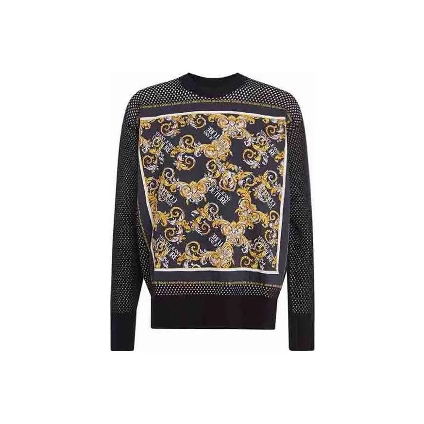 VERSACE Knitback Men's Black Gold