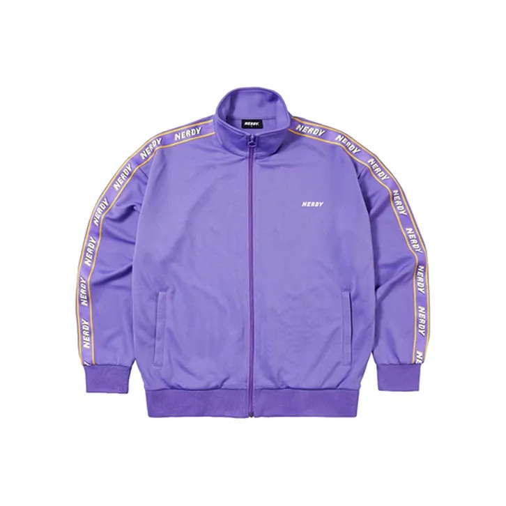 NERDY Loose Fit Workwear Jacket Unisex Purple